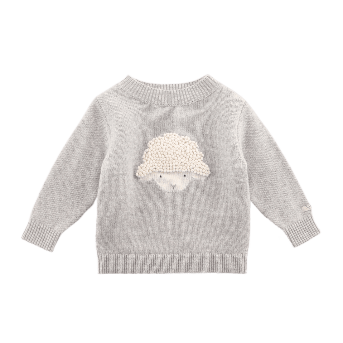 Denn Merino Wool Sweater | Lammy | Soft Grey Melange