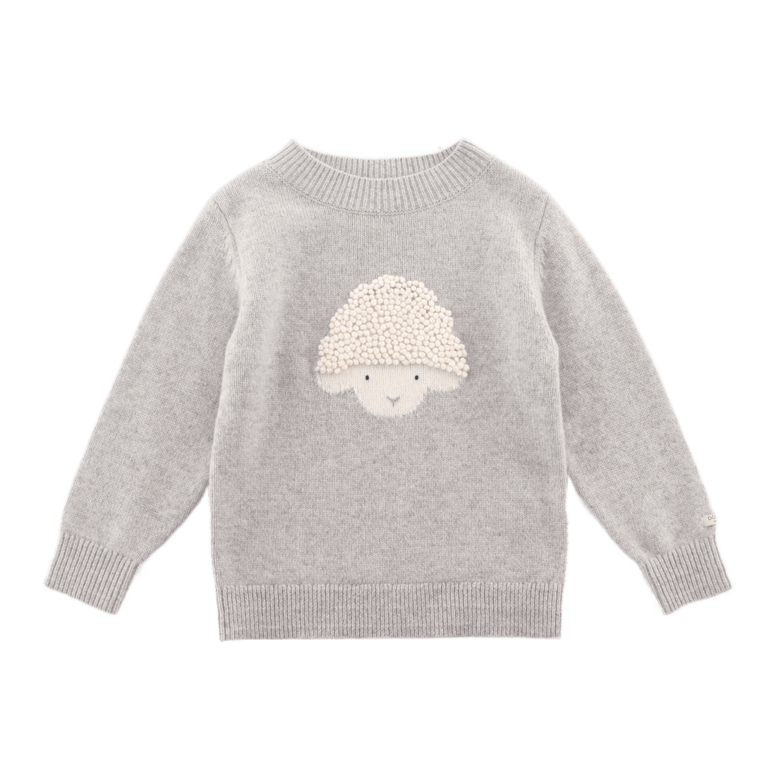 Denn Merino Wool Sweater | Lammy | Soft Grey Melange