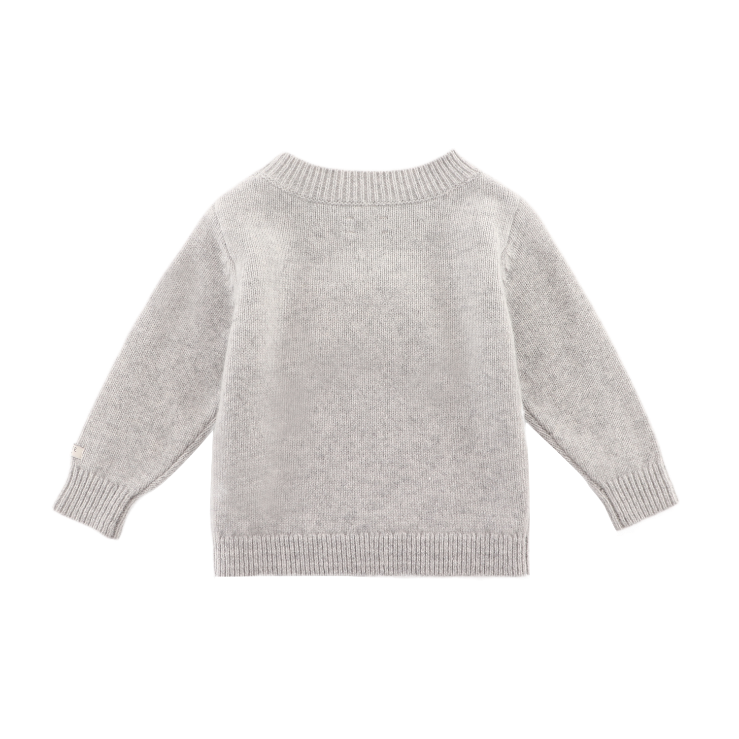 Denn Merino Wool Sweater | Lammy | Soft Grey Melange