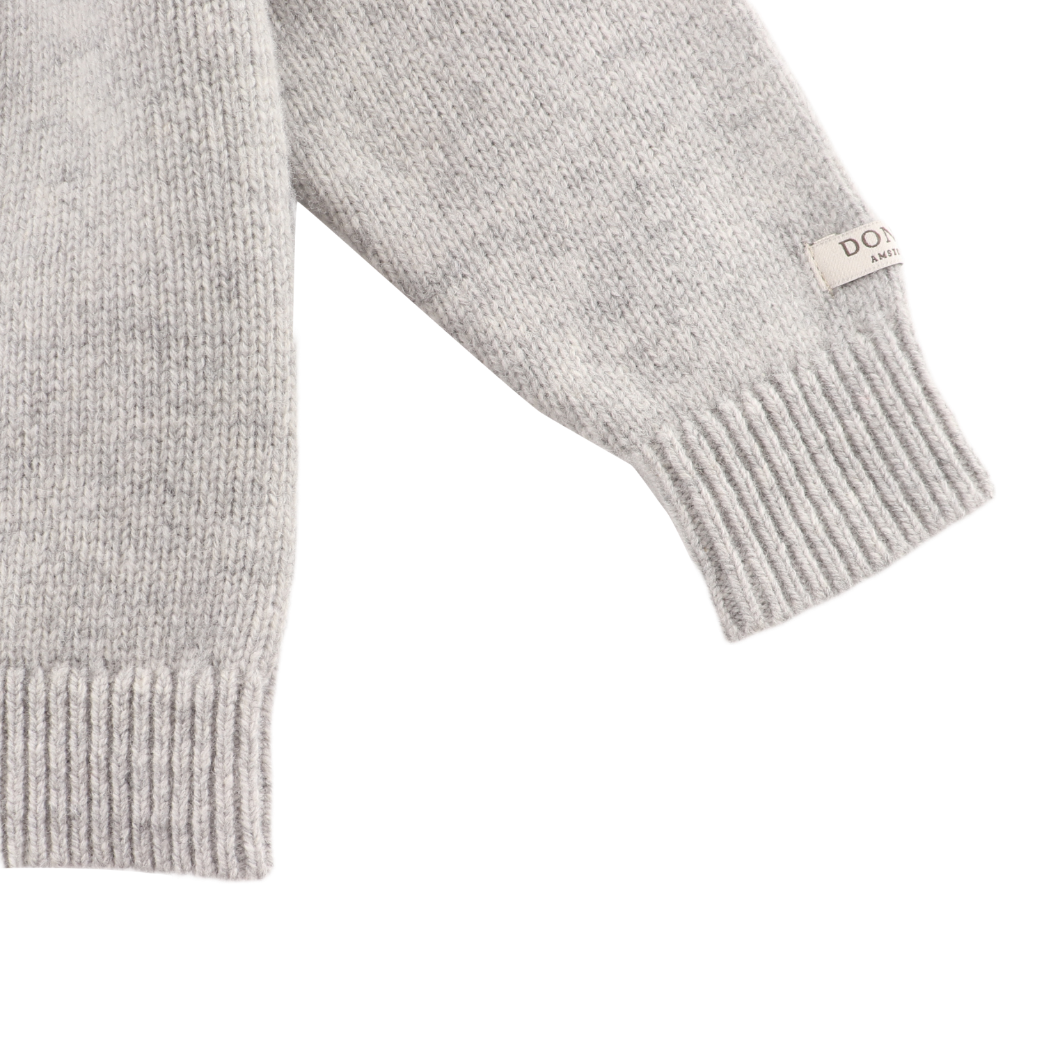 Denn Merino Wool Sweater | Lammy | Soft Grey Melange