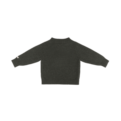 Denn Merino Wool Sweater | Gingerbread | Night Green