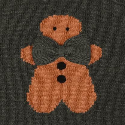 Denn Merino Wool Sweater | Gingerbread | Night Green