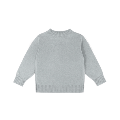 Denn Merino Wool Sweater | Polar Bear | Cloud Blue Melange