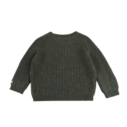 Garie Sweater | Forest Green Melange