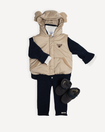 Luijx Bodywarmer | Koala | Soft Taupe
