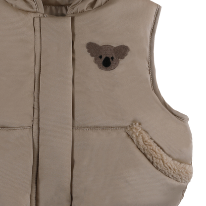 Luijx Bodywarmer | Koala | Soft Taupe