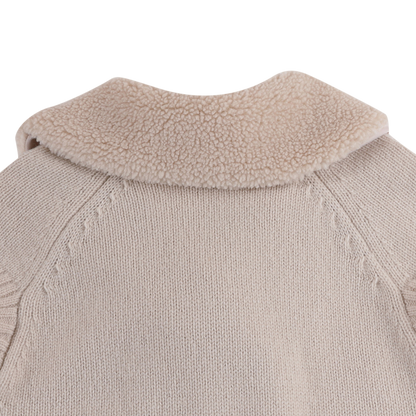 Nannie Merino Wool Waistcoat | Soft Sand