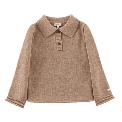 Ojan Merino Wool Sweater | Milk Chocolate Melange