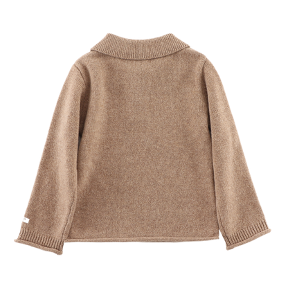 Ojan Merino Wool Sweater | Milk Chocolate Melange