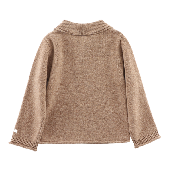 Ojan Merino Wool Sweater | Milk Chocolate Melange