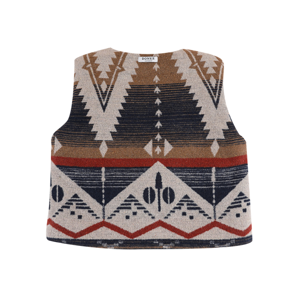 Ginys Gilet | Blue Marine Melange