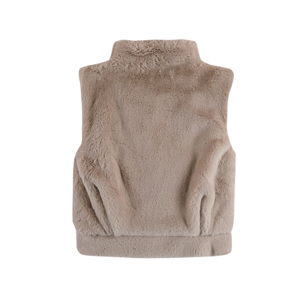 Juline Bodywarmer | Soft Sand Teddy