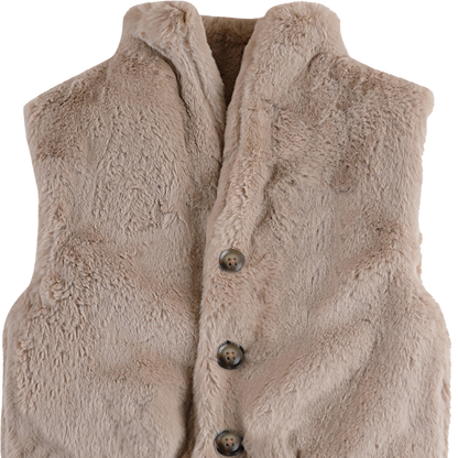 Juline Bodywarmer | Soft Sand Teddy