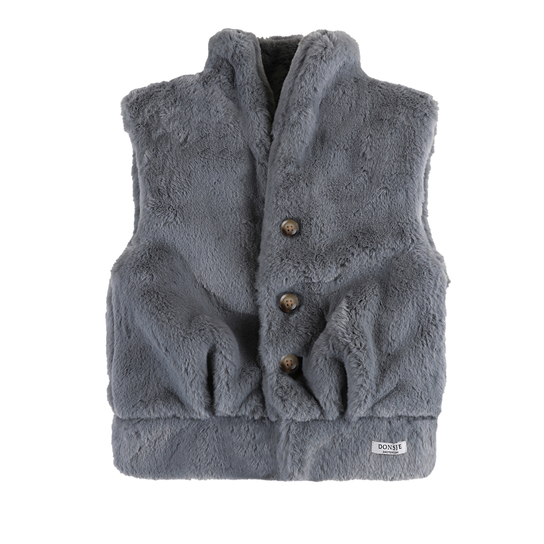 Juline Bodywarmer | Lava Grey Teddy