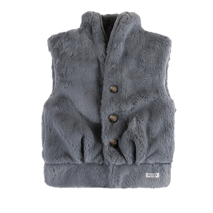 Juline Bodywarmer | Lava Grey Teddy