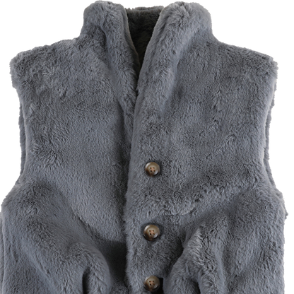 Juline Bodywarmer | Lava Grey Teddy