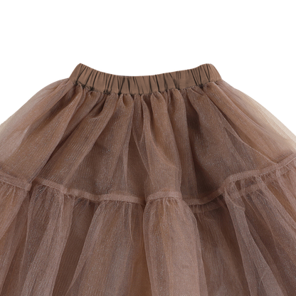 Mallou Skirt | Hazelnut Metallic