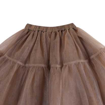 Mallou Skirt | Hazelnut Metallic