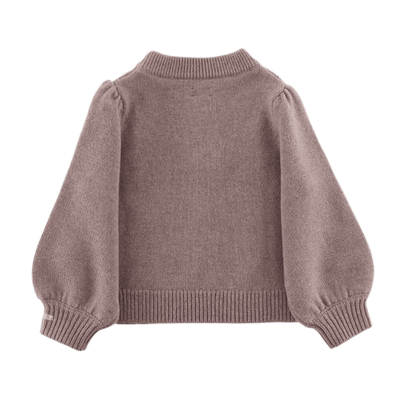 Niena Merino Wool Sweater | Dark Taupe Melange