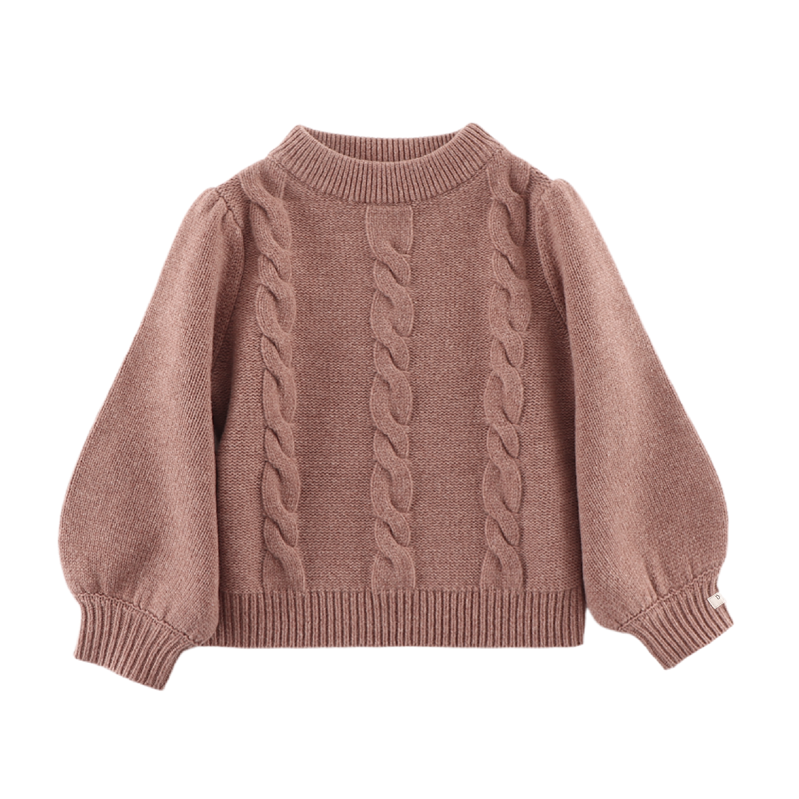 Niena Merino Wool Sweater | Plum Melange