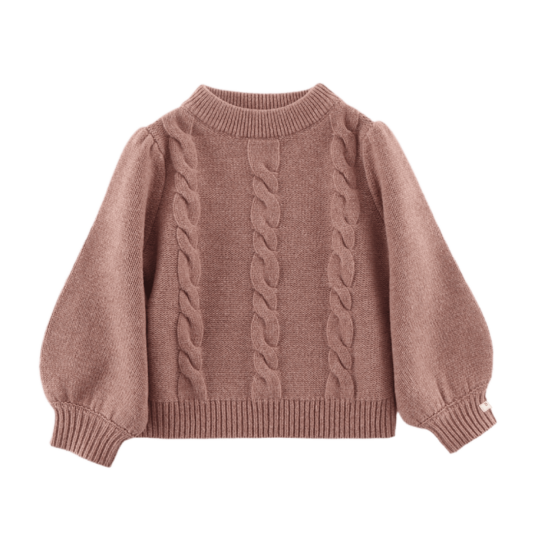 Niena Merino Wool Sweater | Plum Melange
