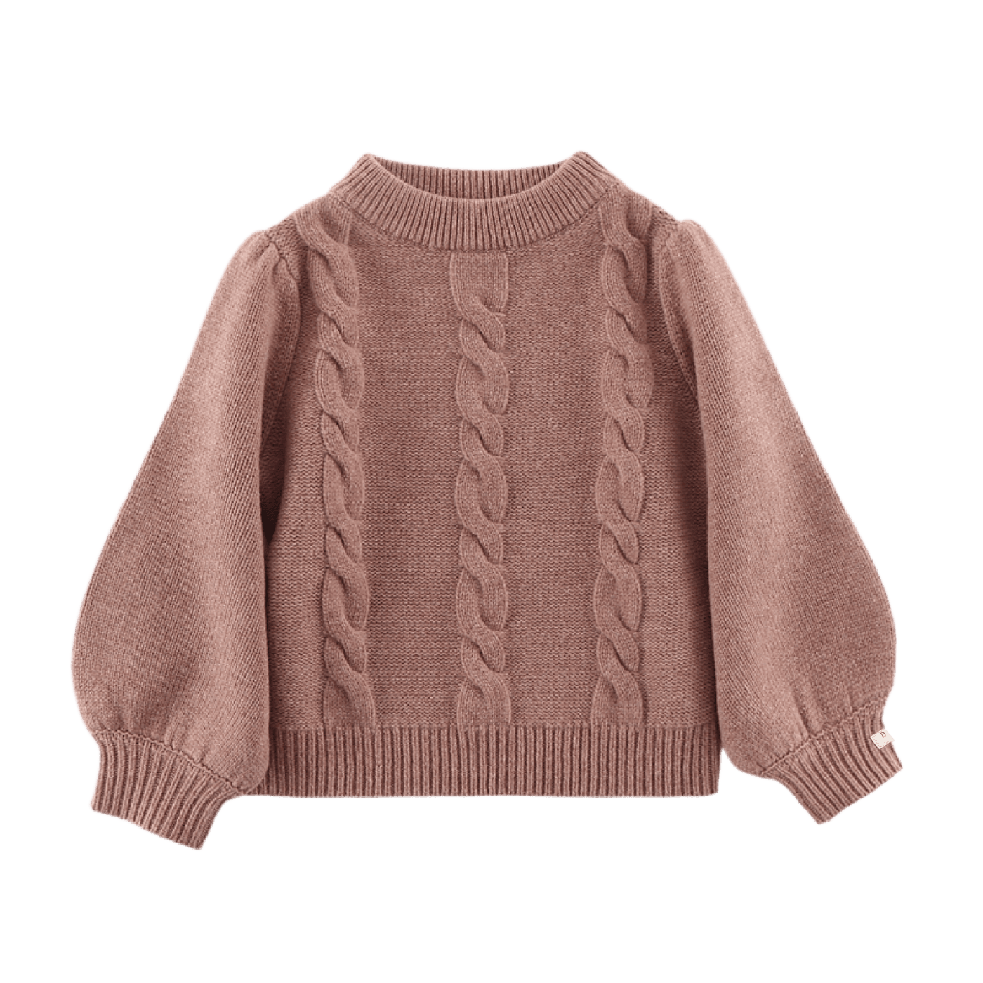 Niena Merino Wool Sweater | Plum Melange