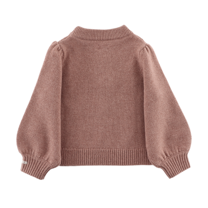 Niena Merino Wool Sweater | Plum Melange