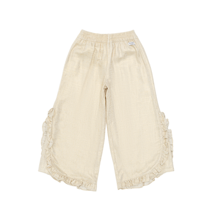 Pipp Trousers | Soft Sand Metallic