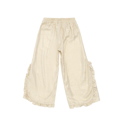 Pipp Trousers | Soft Sand Metallic