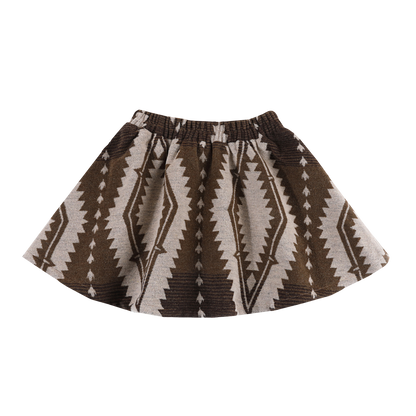 Siessie Skirt | Dusty Brown Melange