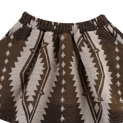 Siessie Skirt | Dusty Brown Melange