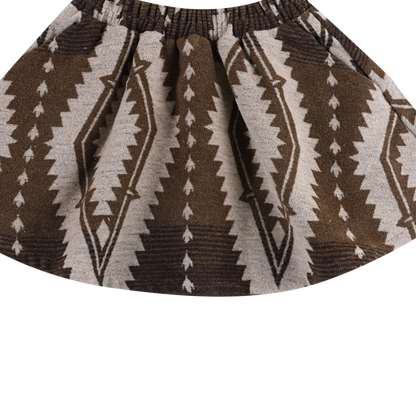 Siessie Skirt | Dusty Brown Melange