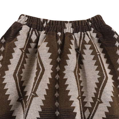 Siessie Skirt | Dusty Brown Melange