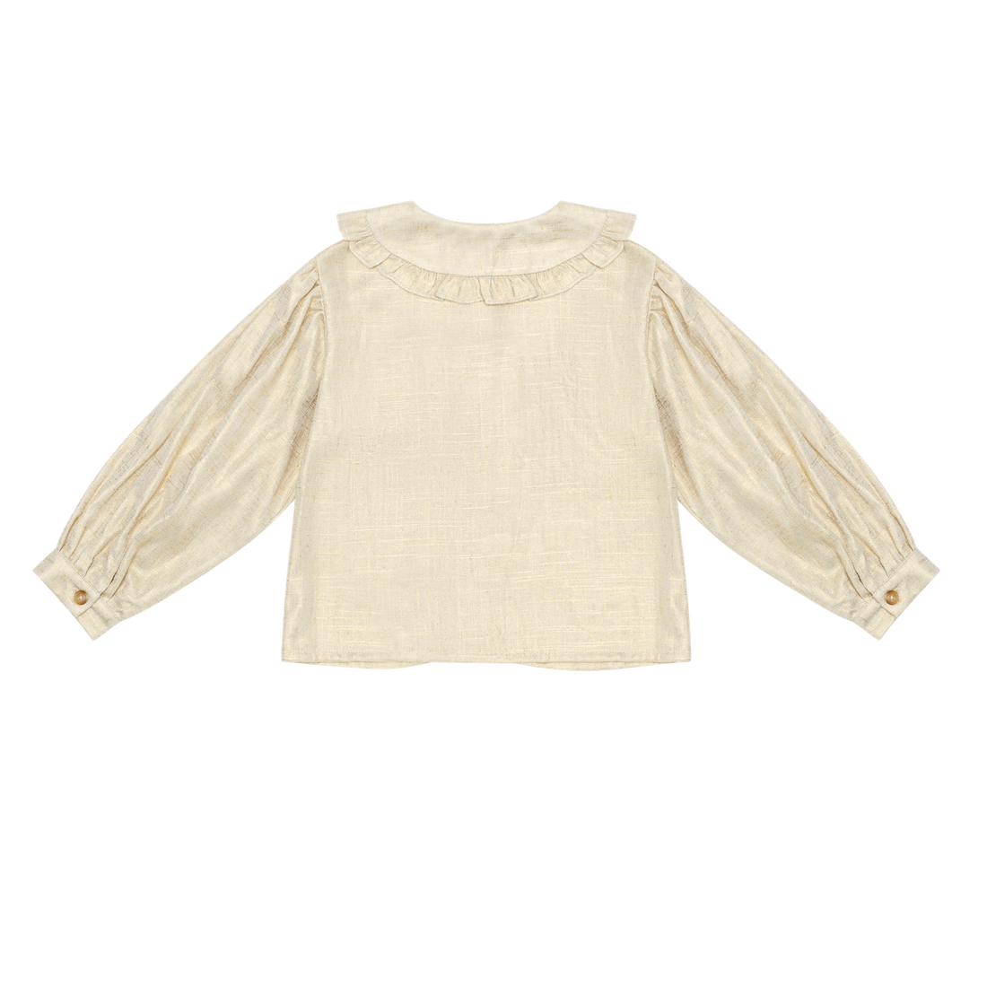 Suzei Blouse | Soft Sand Metallic