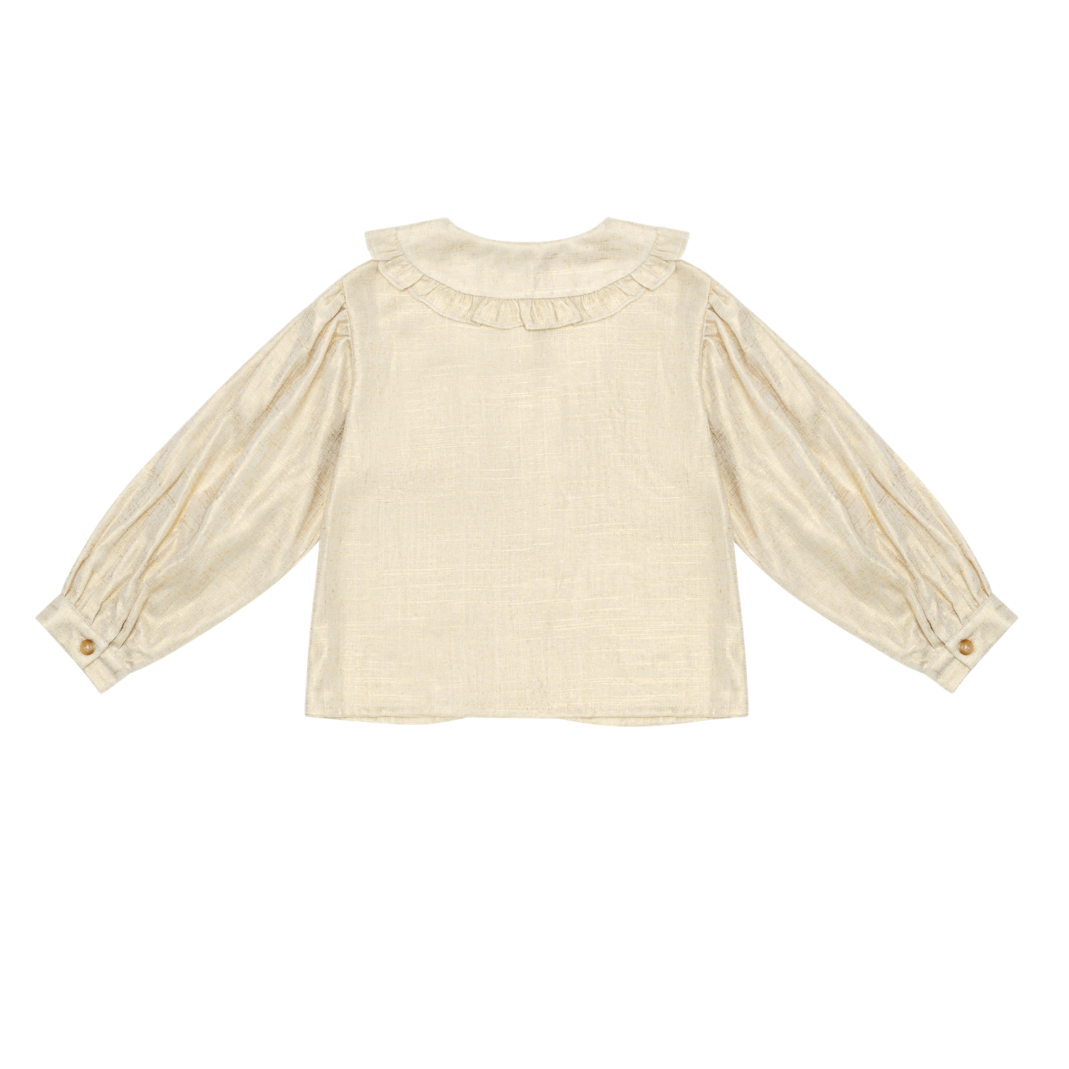 Suzei Blouse | Soft Sand Metallic