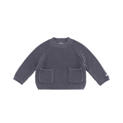Stella Sweater | Steel Blue