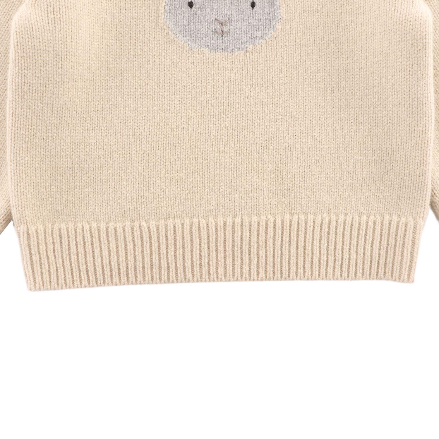 Denna Merino Wool Sweater | Bunny | Soft Sand