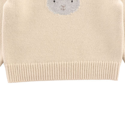 Denna Merino Wool Sweater | Bunny | Soft Sand