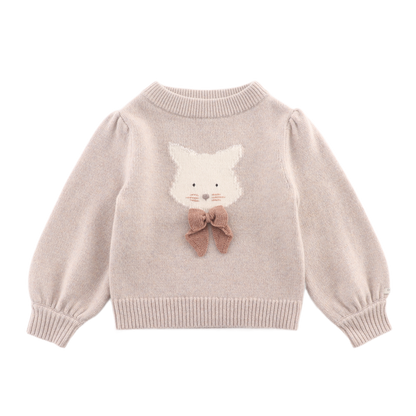 Denna Merino Wool Sweater | Cat | Ash Rose