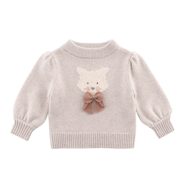 Denna Merino Wool Sweater | Cat | Ash Rose