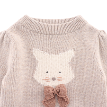 Denna Merino Wool Sweater | Cat | Ash Rose