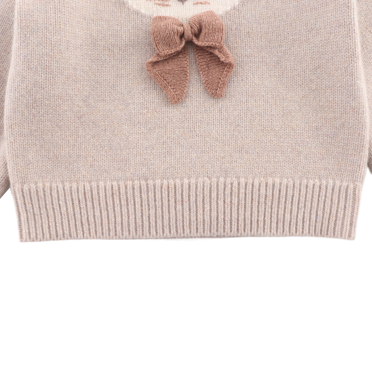 Denna Merino Wool Sweater | Cat | Ash Rose