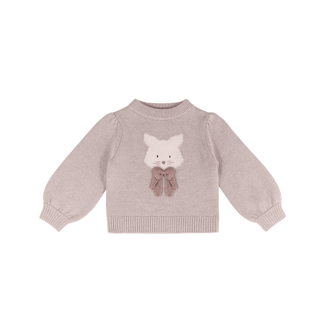 Denna Merino Wool Sweater | Cat | Ash Rose Melange