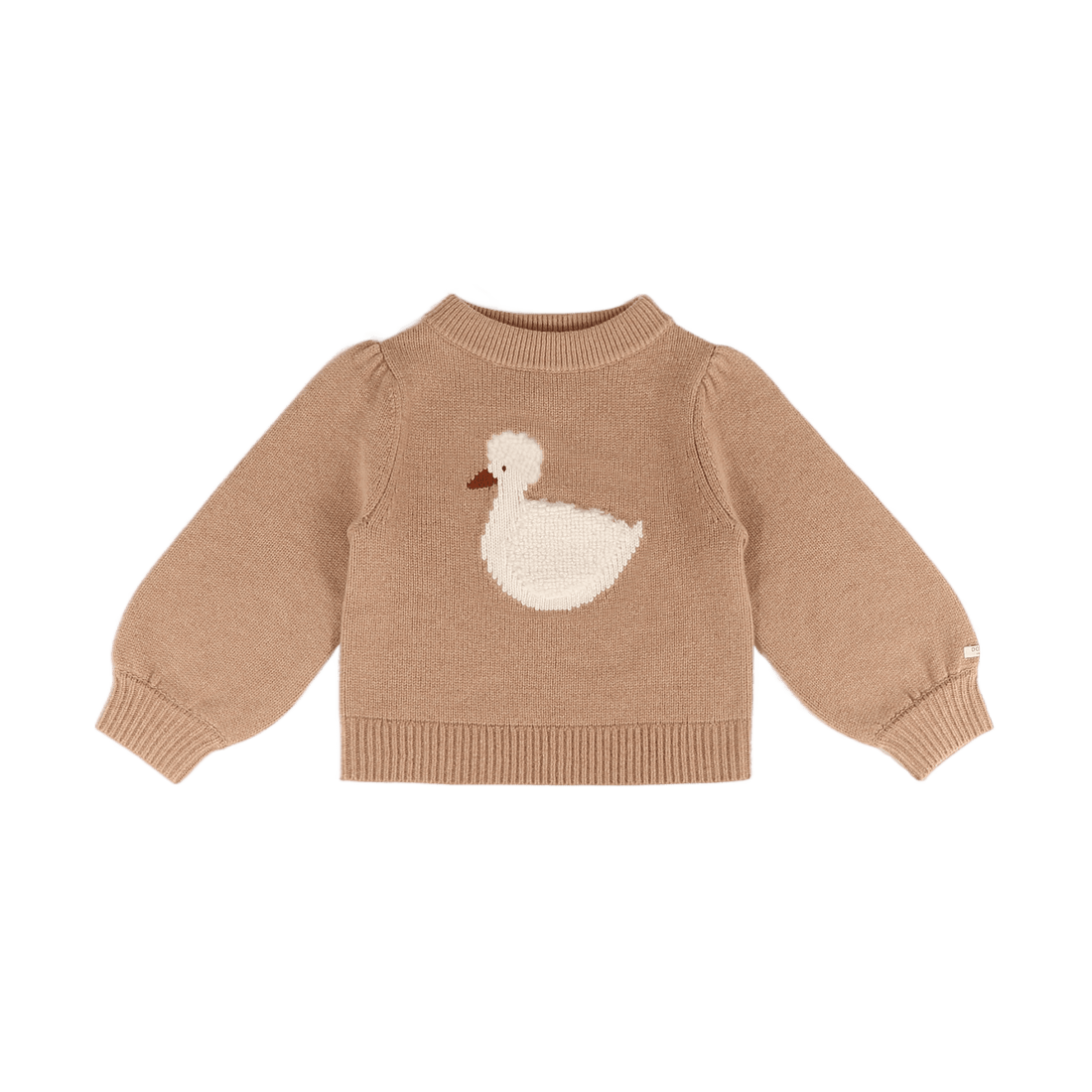Denna Merino Wool Sweater | Duck | Hazelnut
