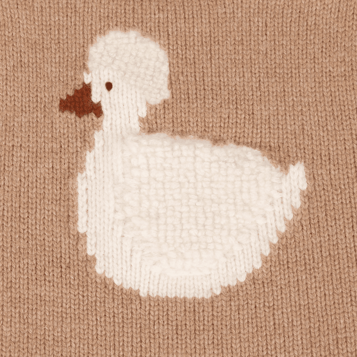 Denna Merino Wool Sweater | Duck | Hazelnut