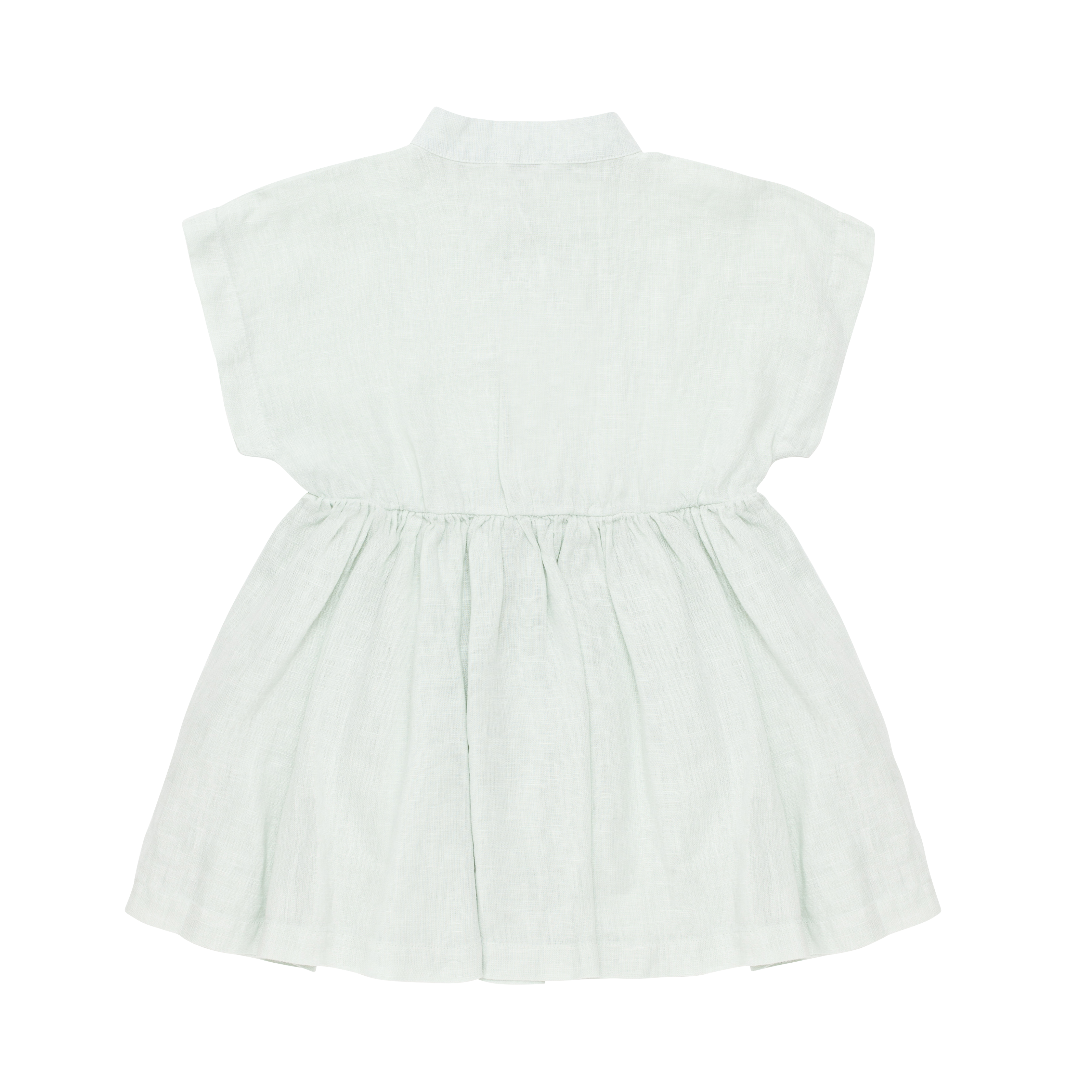 Byzou Linen Dress | Mint Green