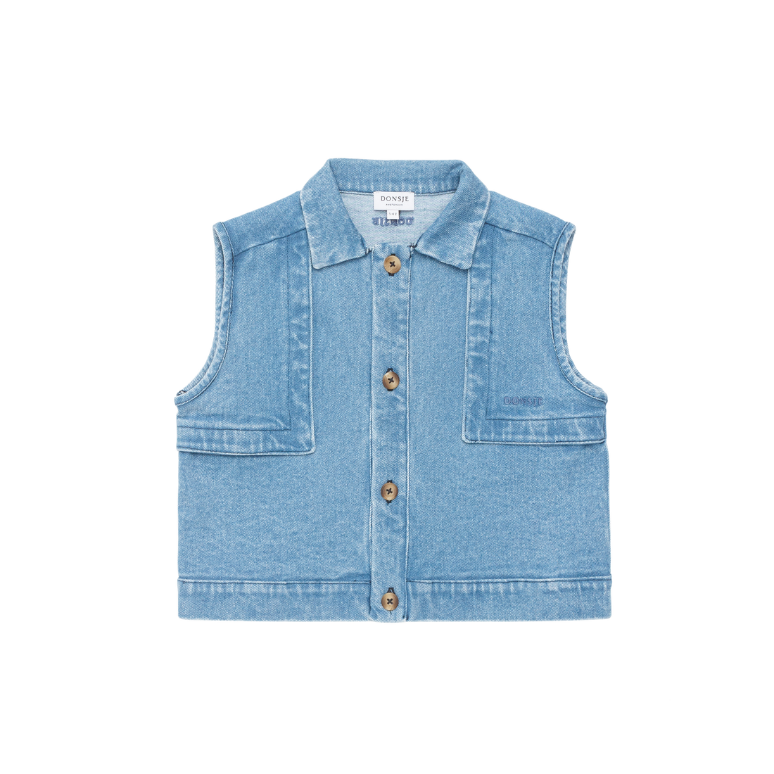 Elai Denim Gilet | Vintage Blue