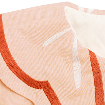 Filein Linen Jacket | Cloudy Rose