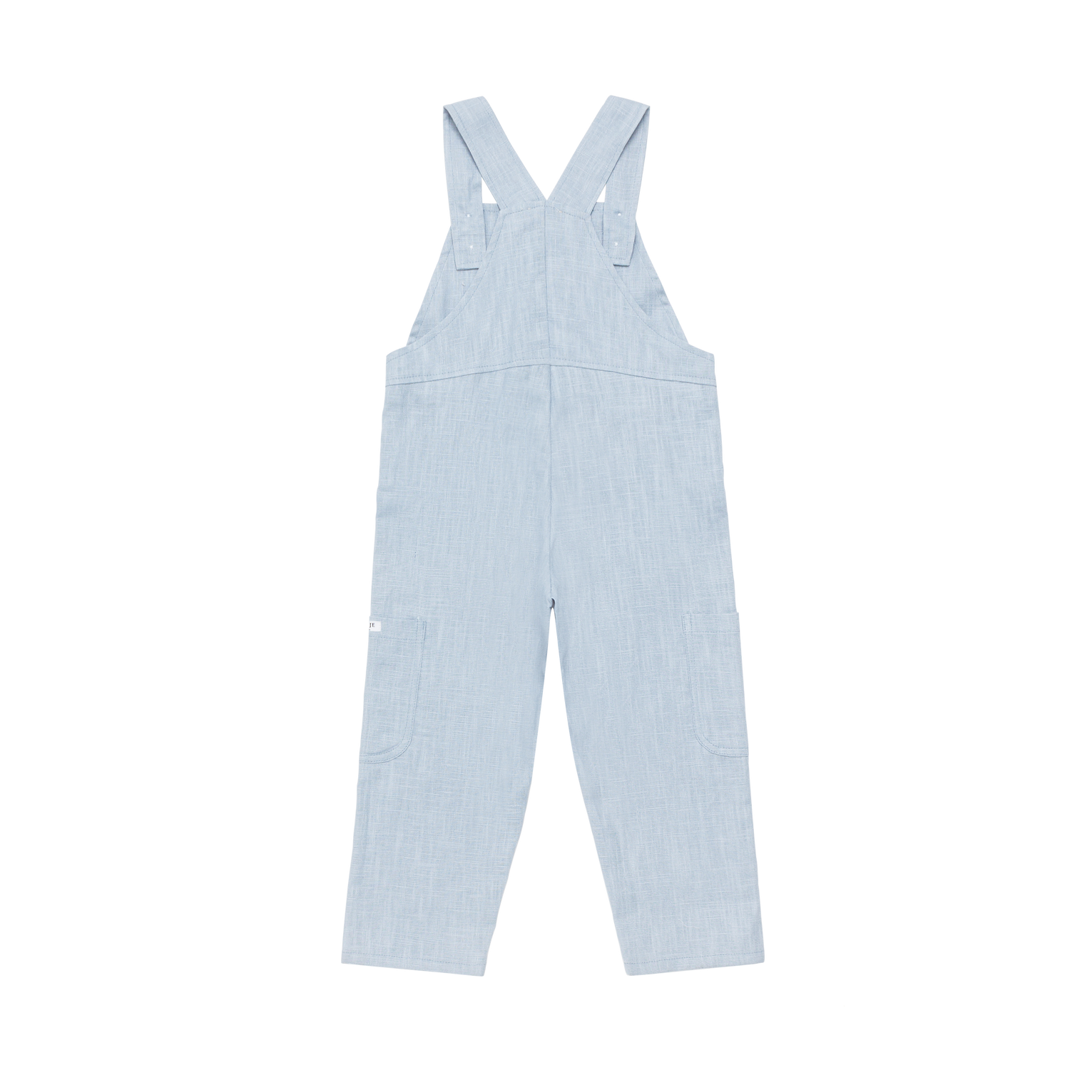 Jaylen Linen Overalls | Sky Blue