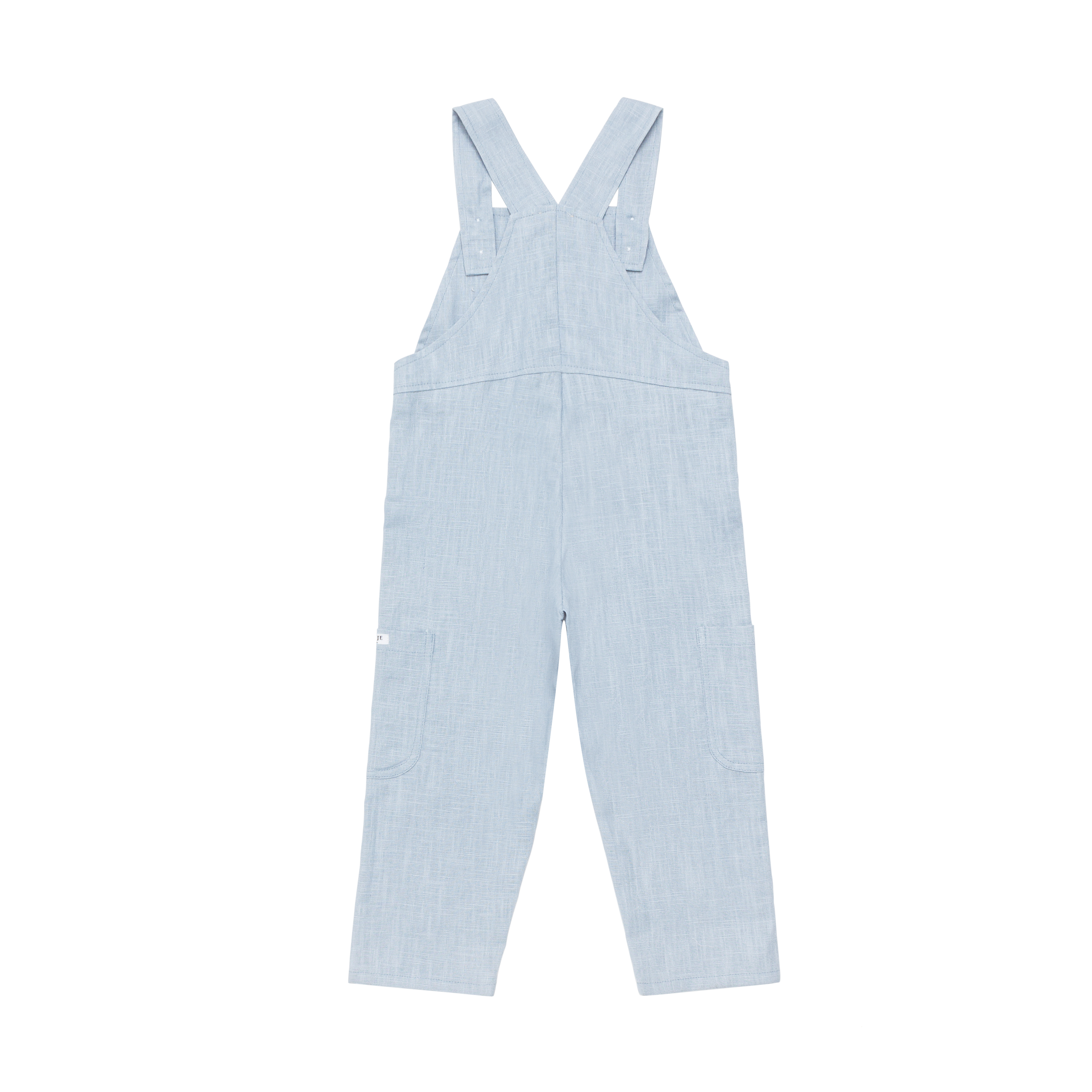 Jaylen Linen Overalls | Sky Blue